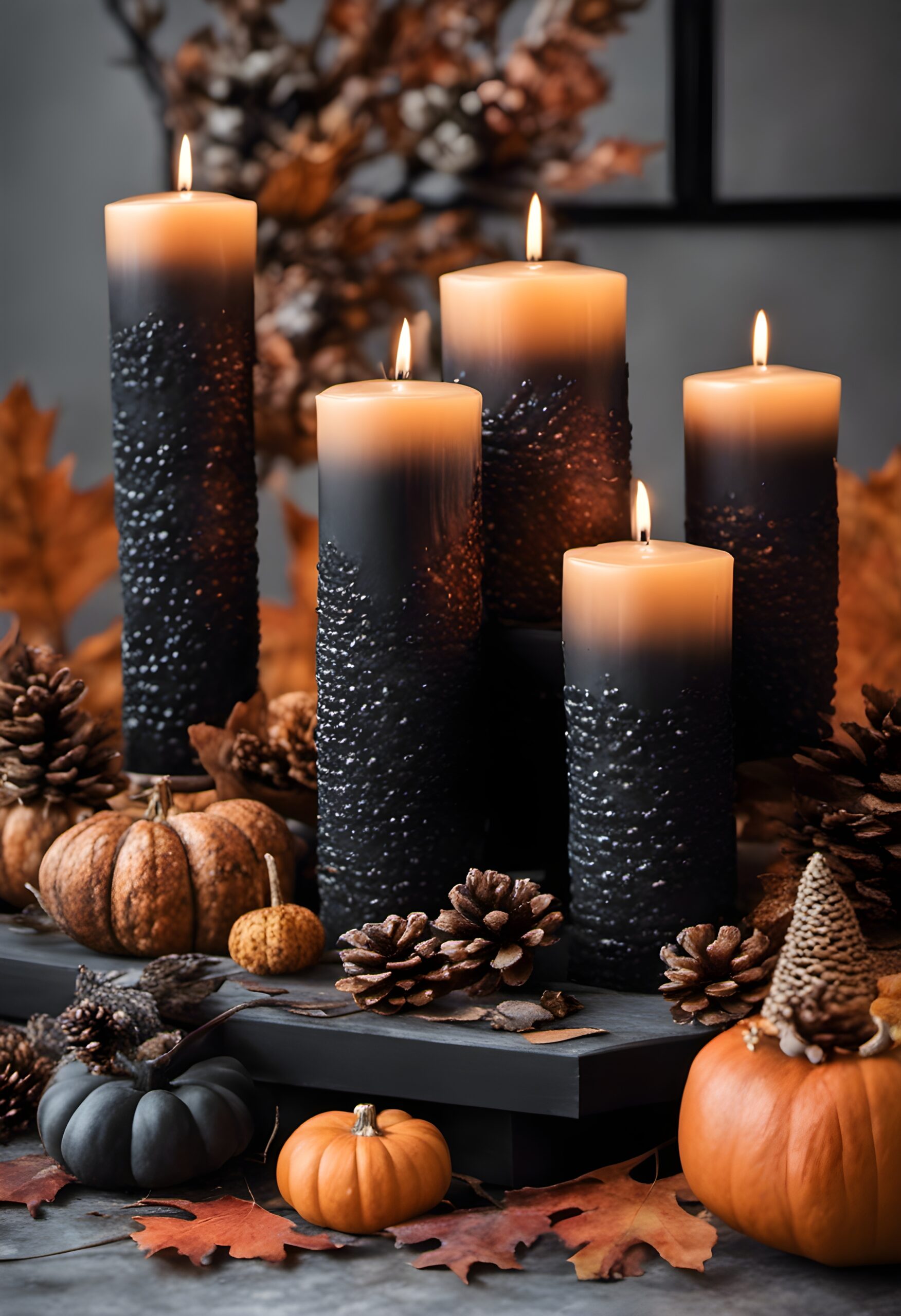 Planning a Samhain or Halloween party? Consider a candlight-only lighting scheme for a mystical vibe.