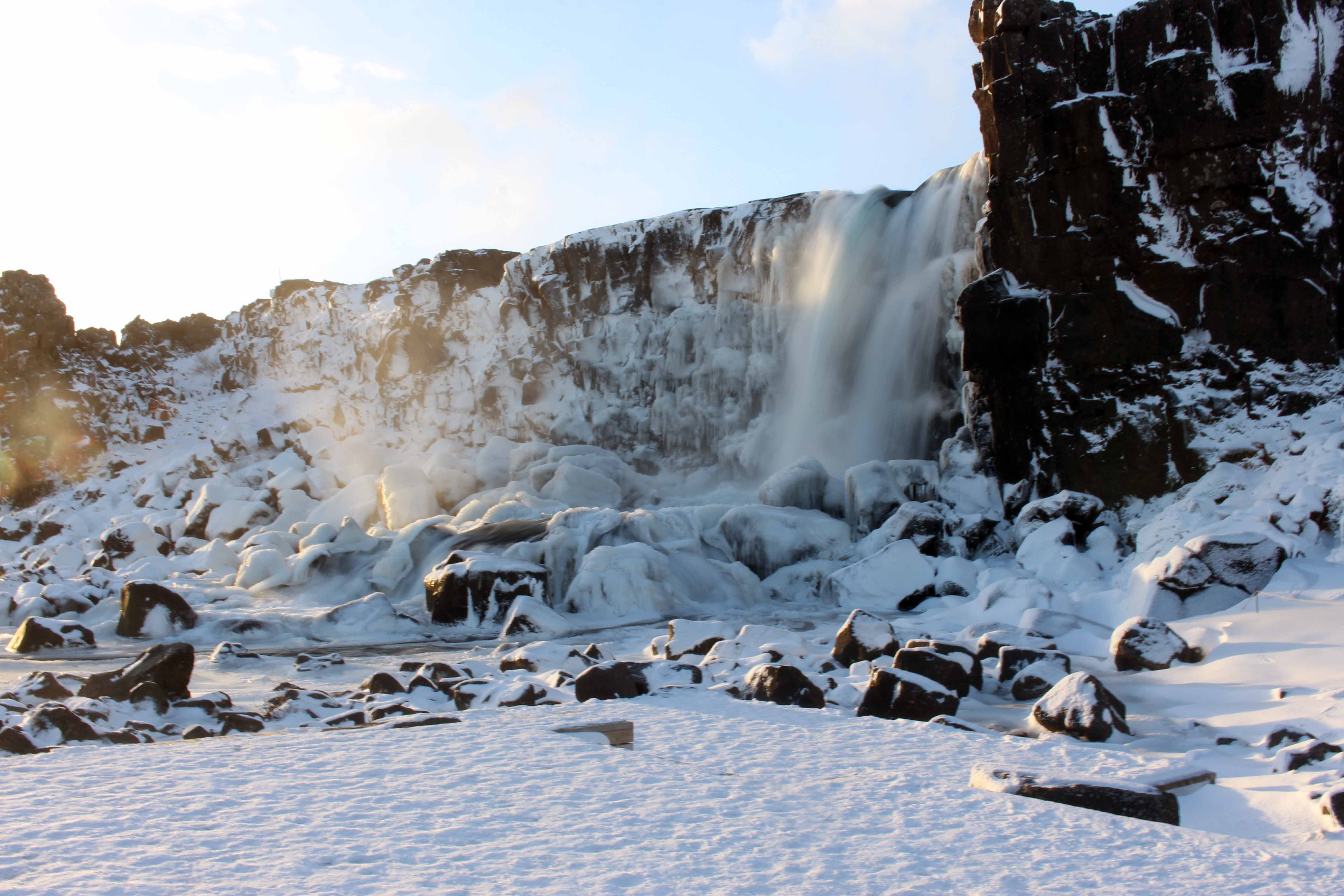 frozen-waterfall