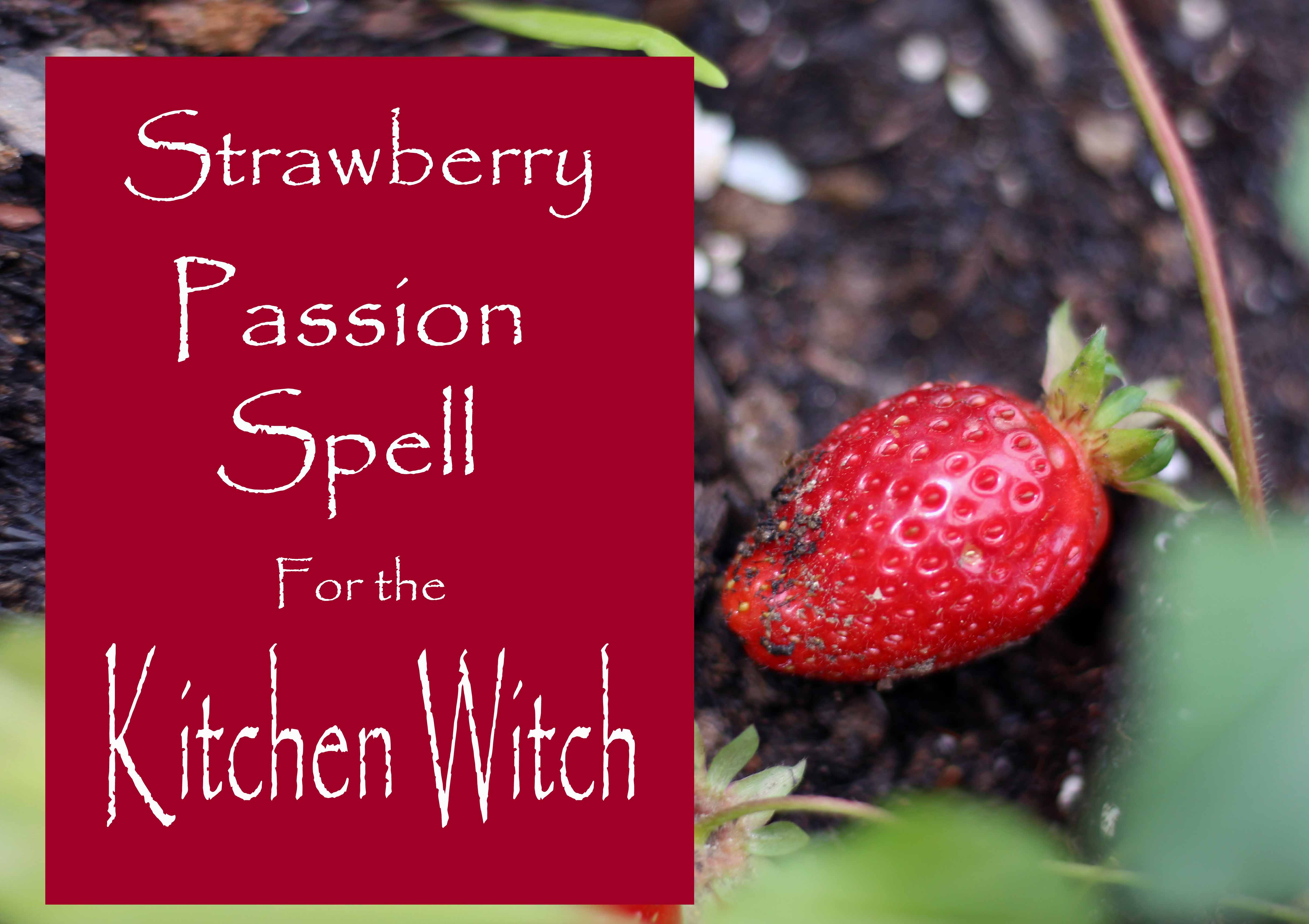 strawberry passion spell for the kitchen witch