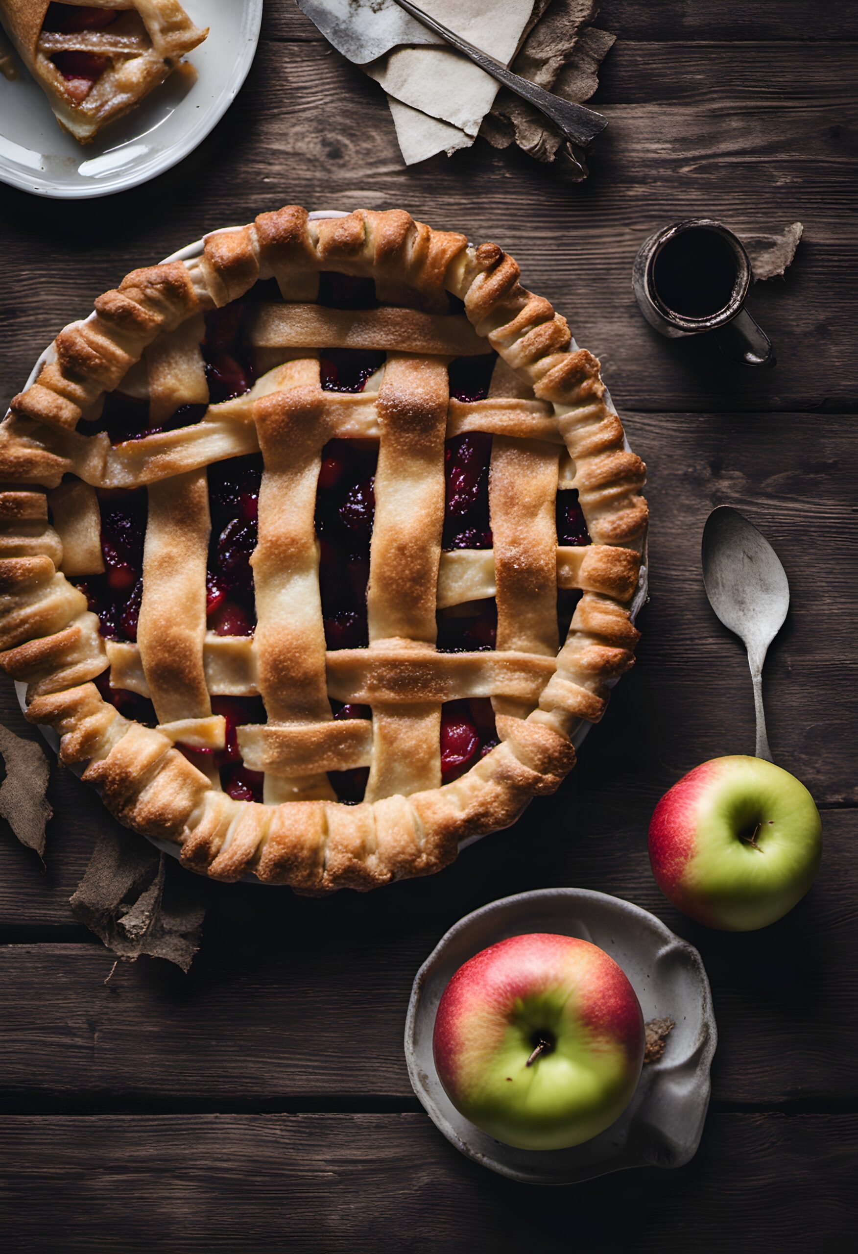 Apple pie is a classic addition to the Mabon table.