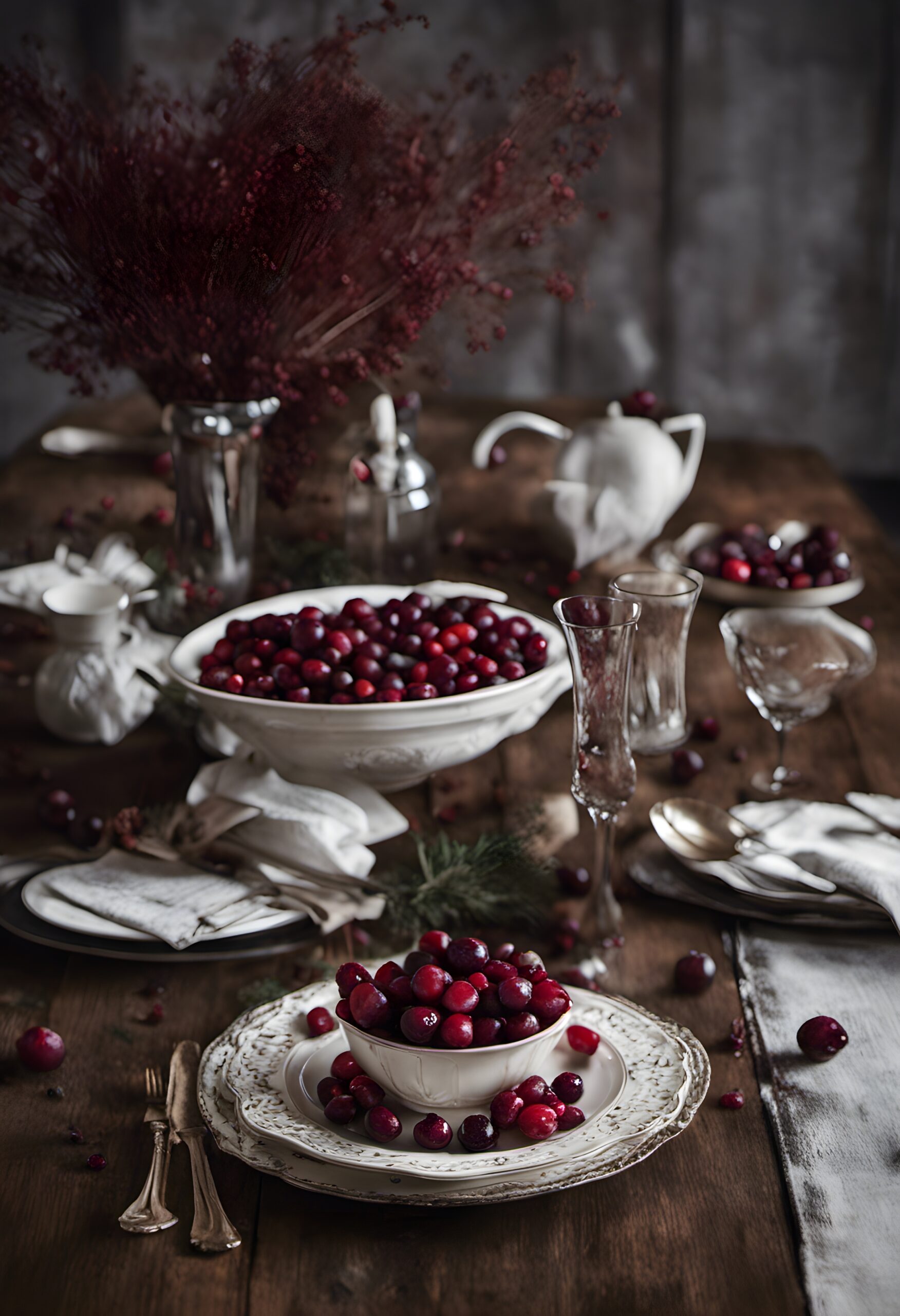 Elegant, beautiful and easy to make, brandied cranberries are a traditional Mabon food that makes your Fall Equinox tablespace inspiring and chic. 