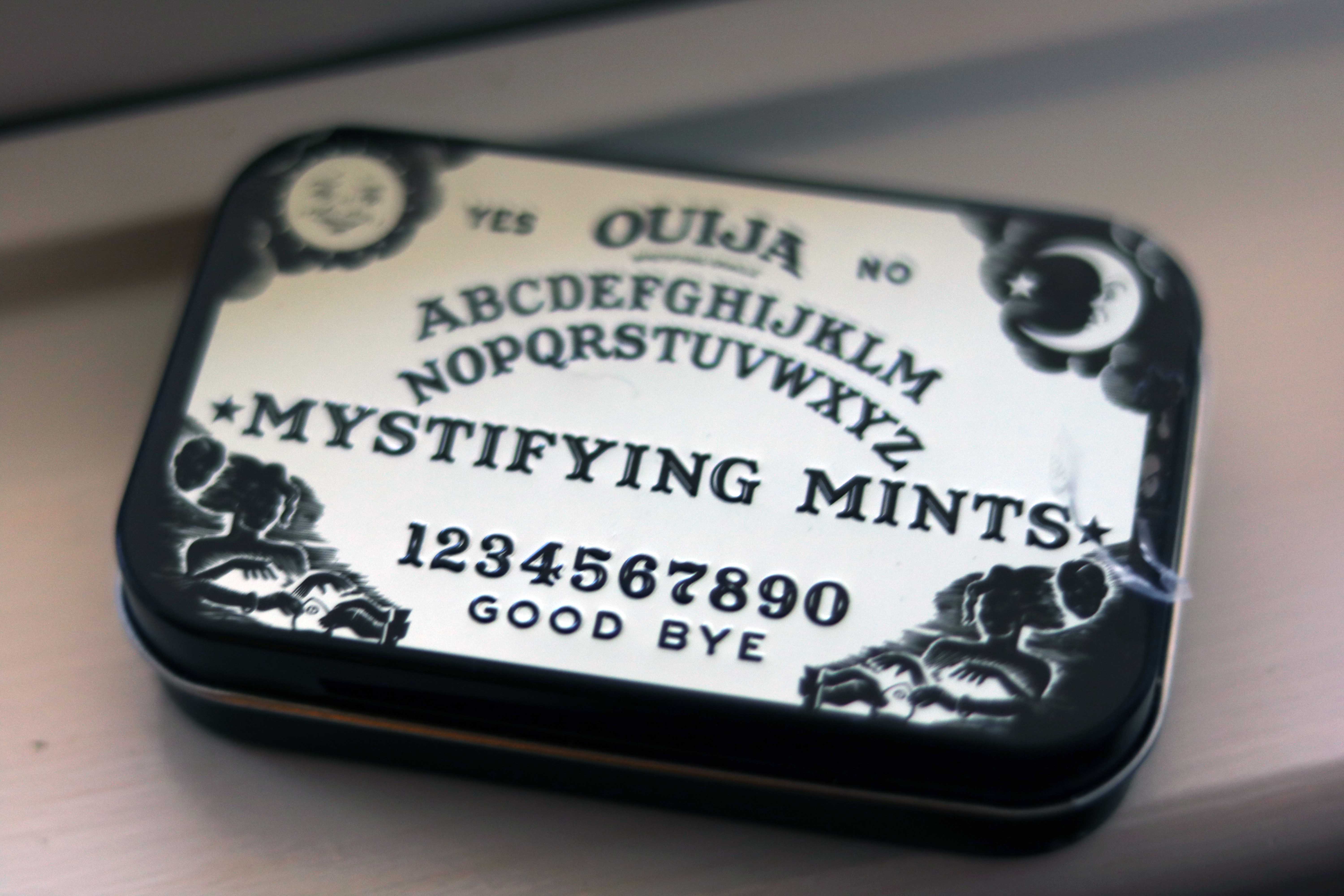 mystifying ouiji board mints