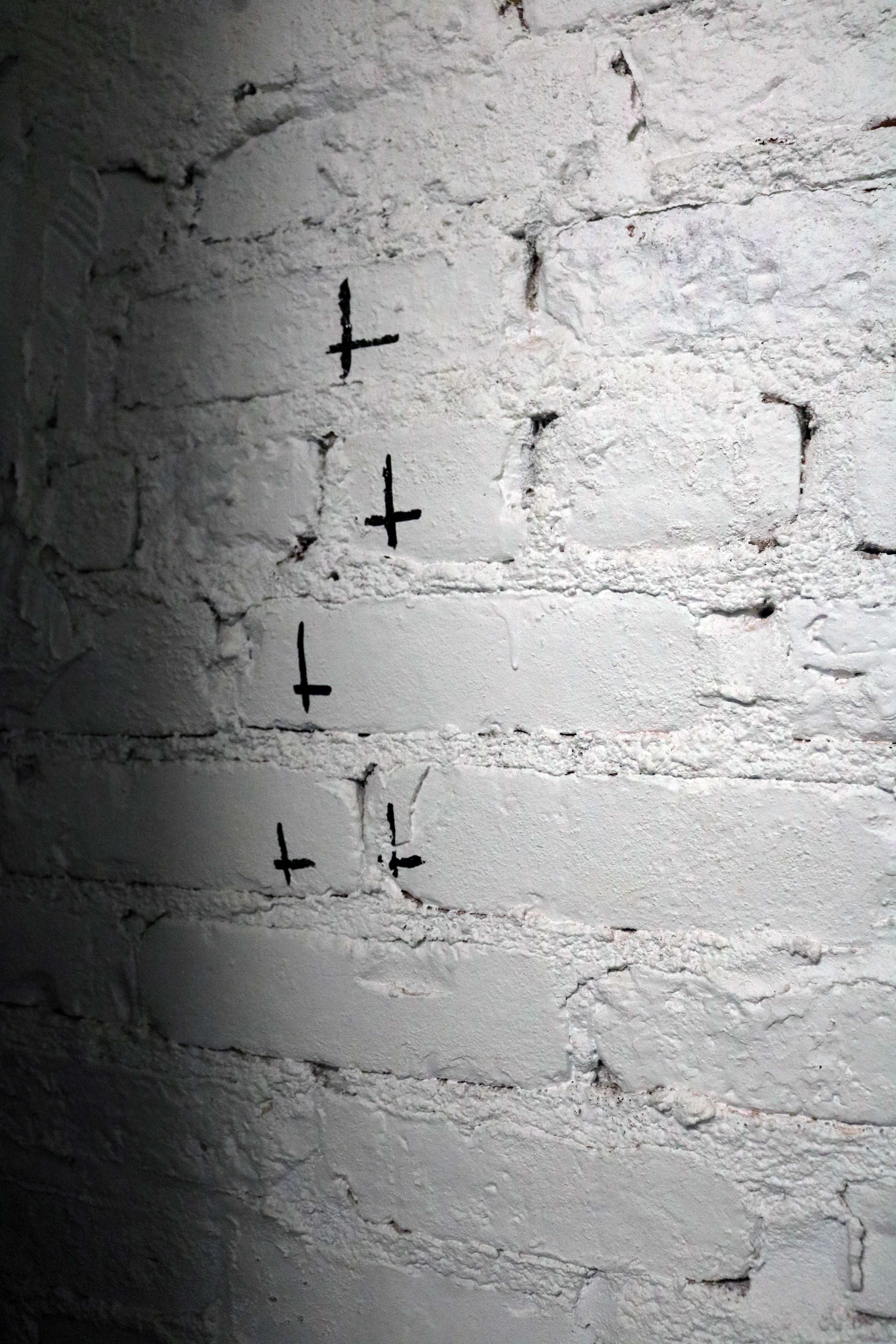 upside down crosses