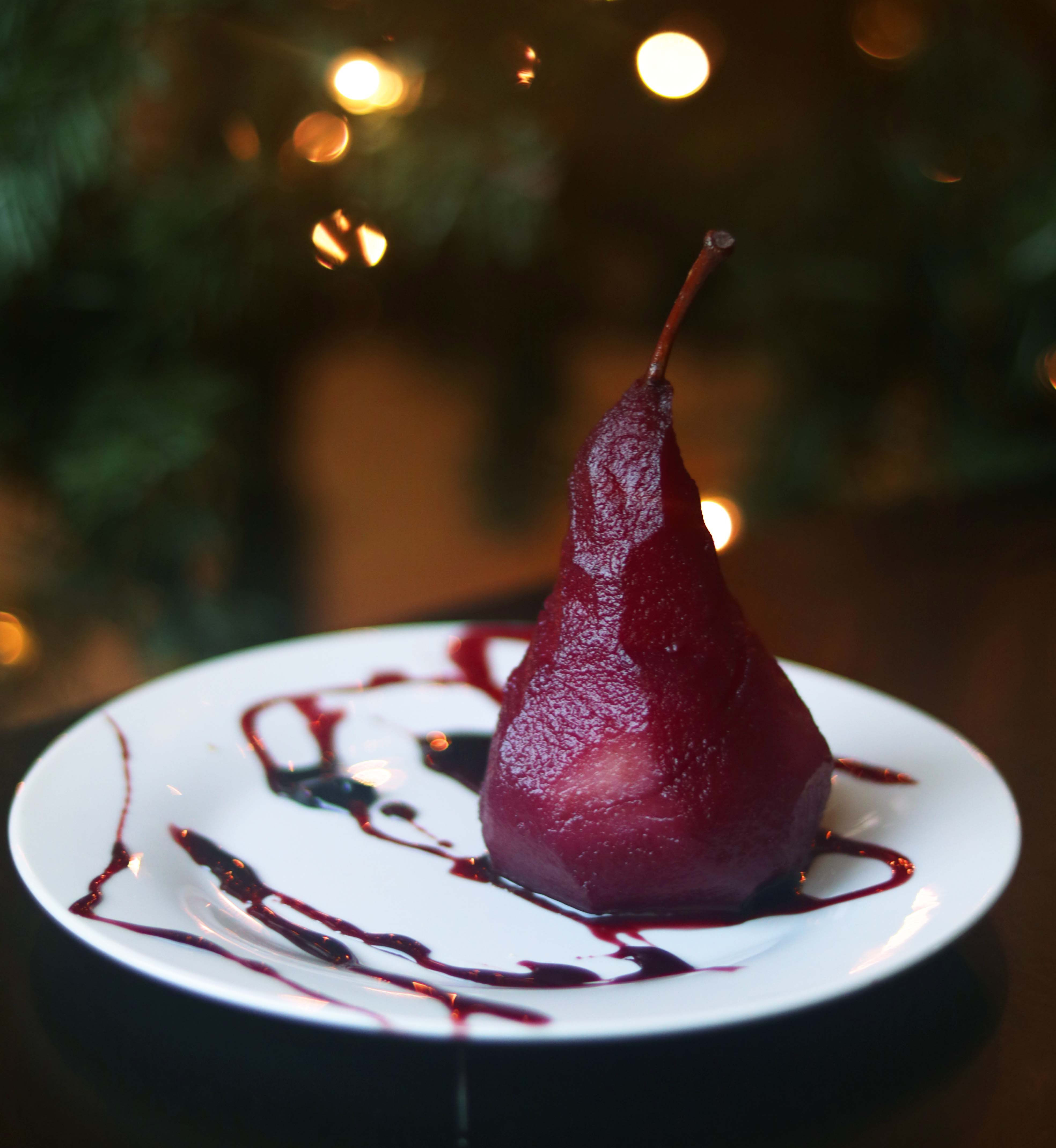 magical poached pears