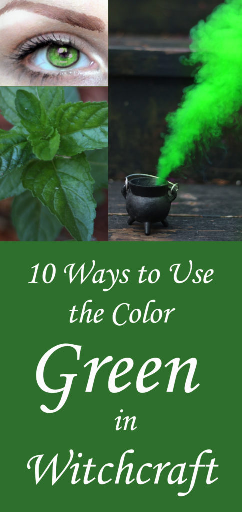 How to use the color green in witchcraft. Ideas for using green in magick to conjure abundance and new beginnings.