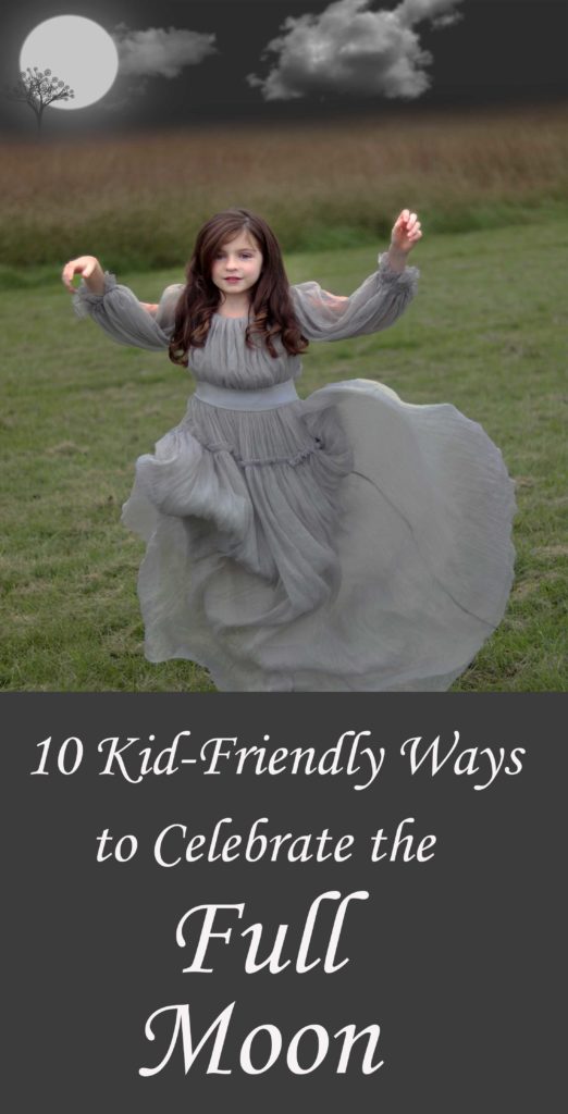 Kid friendly full moon ideas to try with your pagan family.