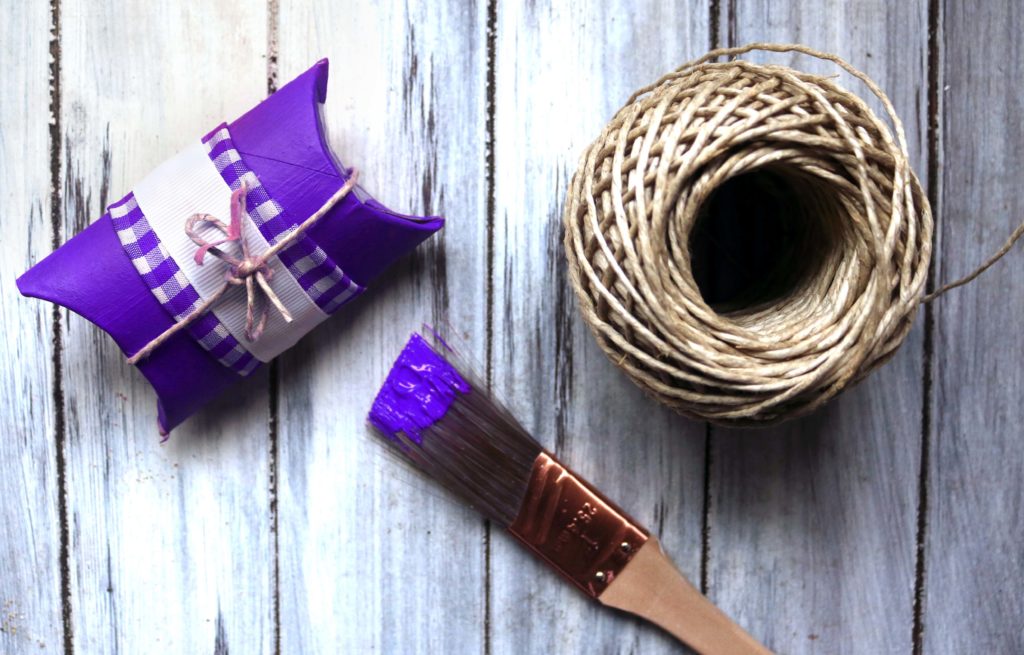 DIY gift boxes made from upcycled toilet paper rolls and other earth-friendly wrapping ideas.