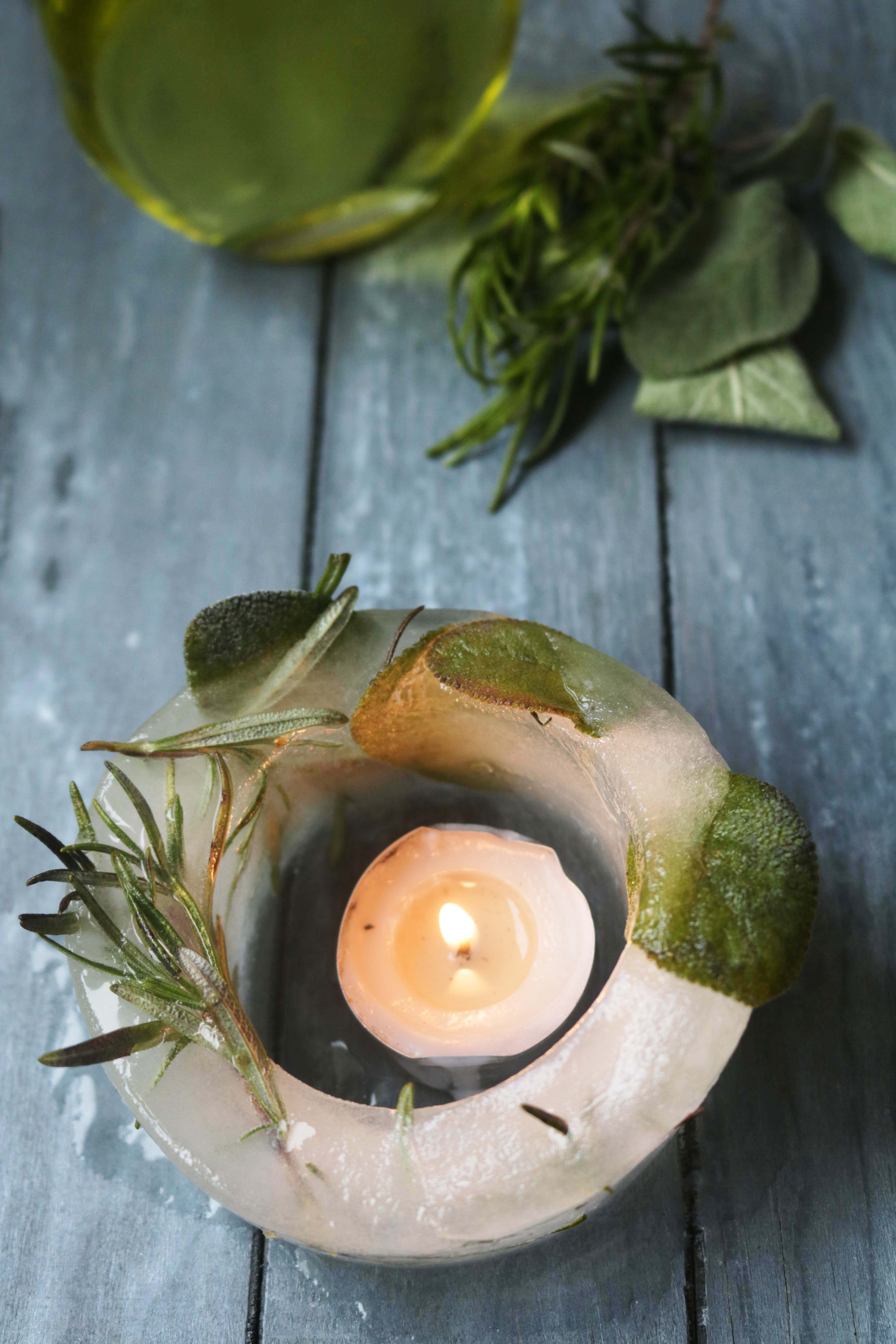 For a fun, 100% natural Imbolc craft, trying making this ice lantern with materials already in your kitchen.