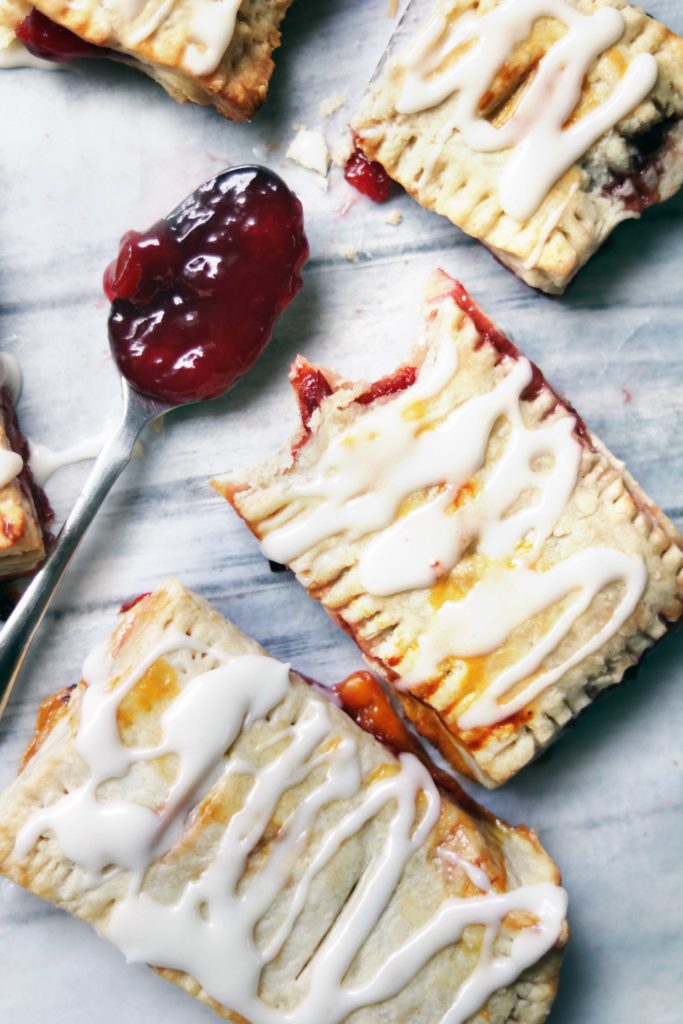 Cherry bourbon strudel for May Day!