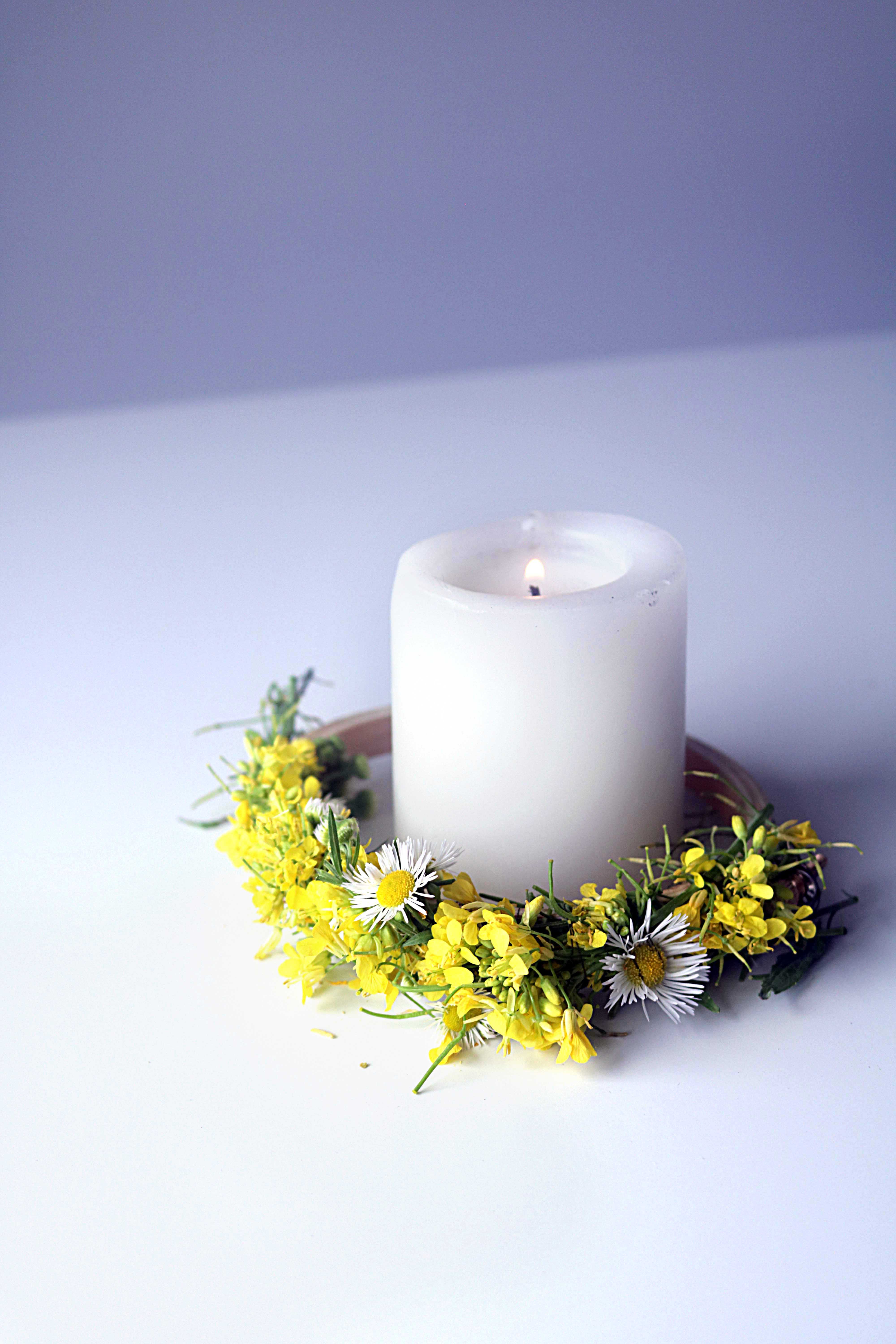 Simple ideas to use a white candle in witchcraft, magic and spells.