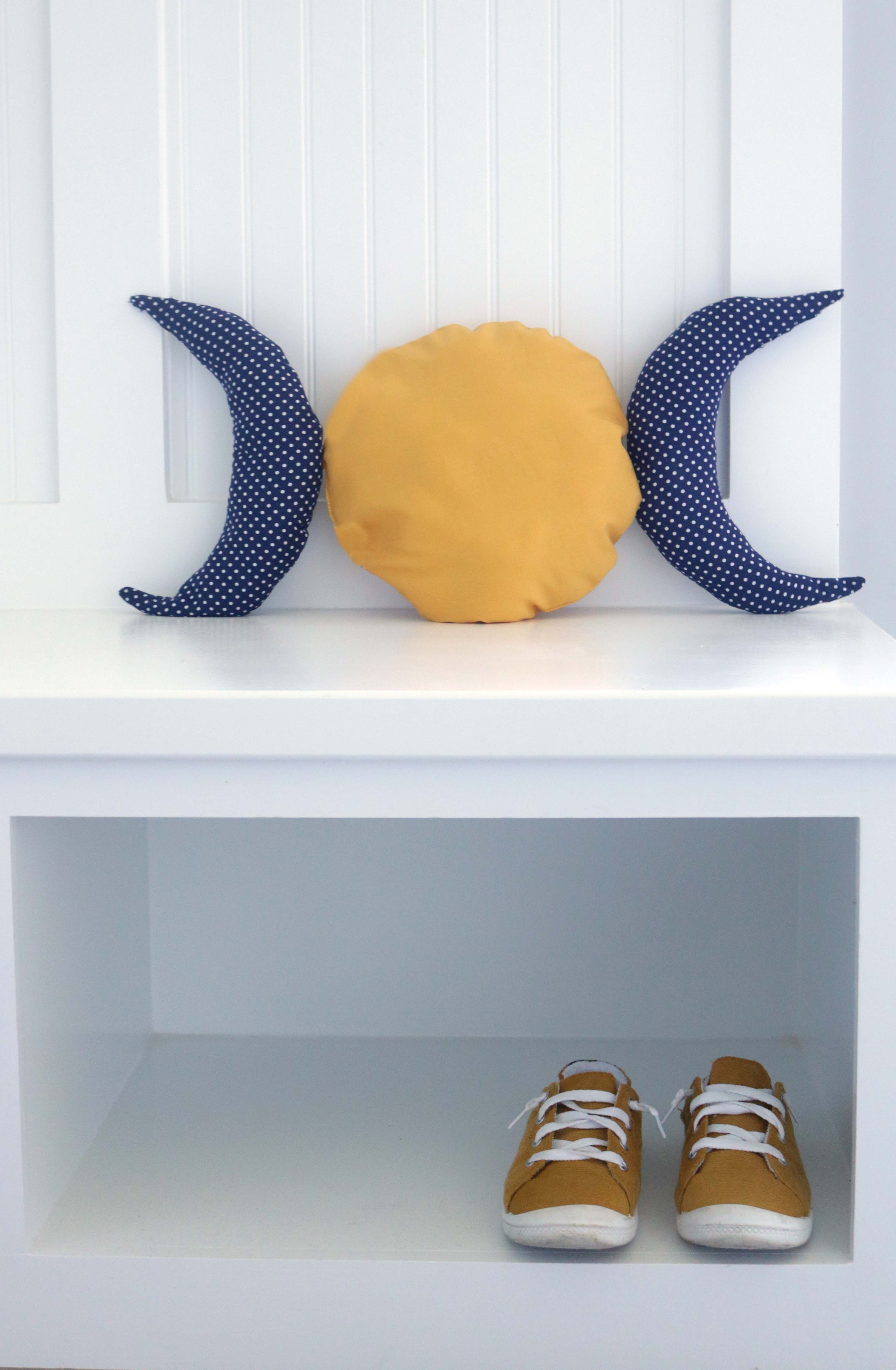 Make these adorable triple moon decorative pillows and enchant your home with a little witchy magic.