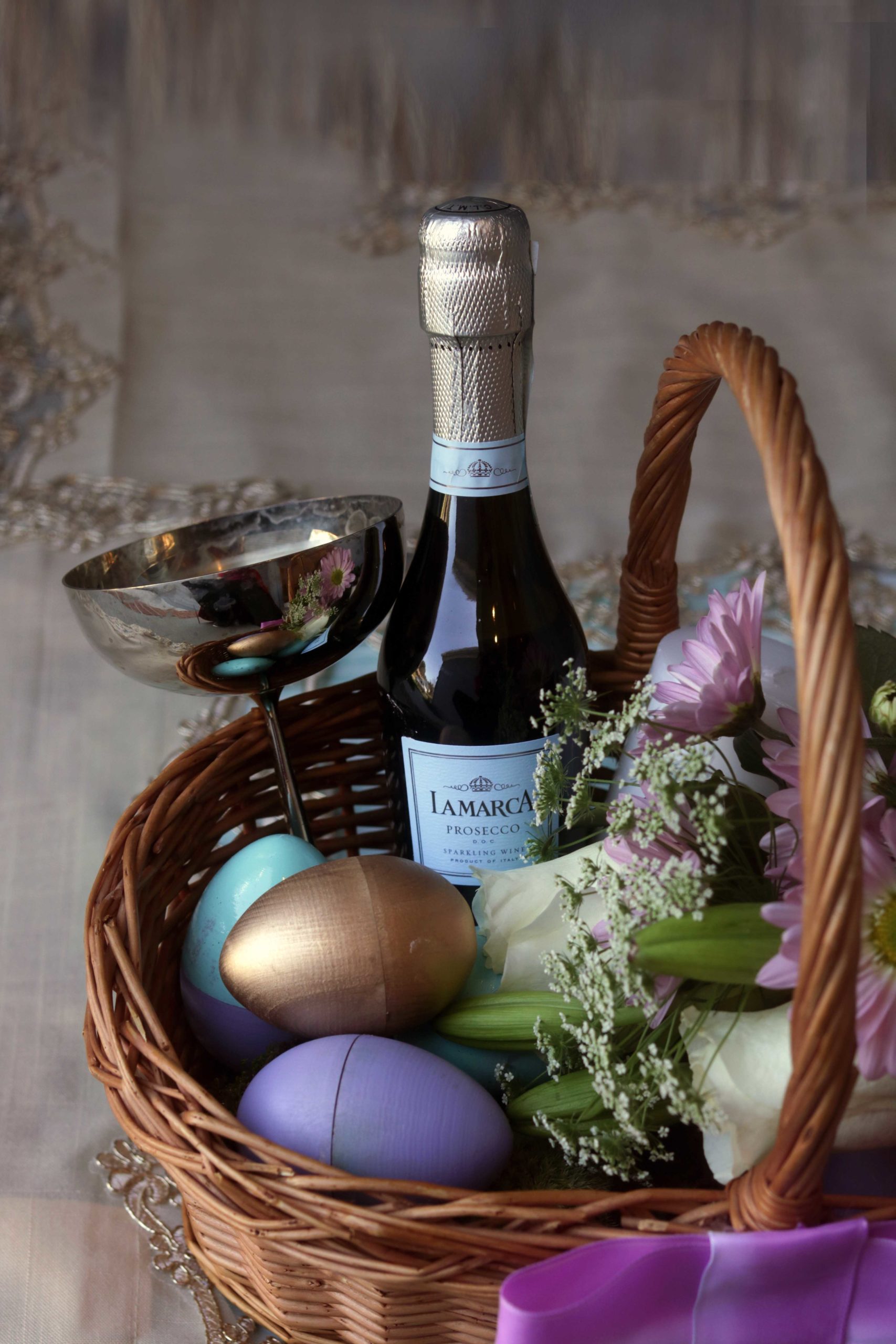 How to create an elegant Ostara or Easter basket.