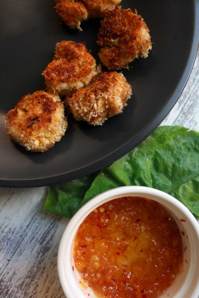 A sea witch's recipe for abundance coconut shrimp.