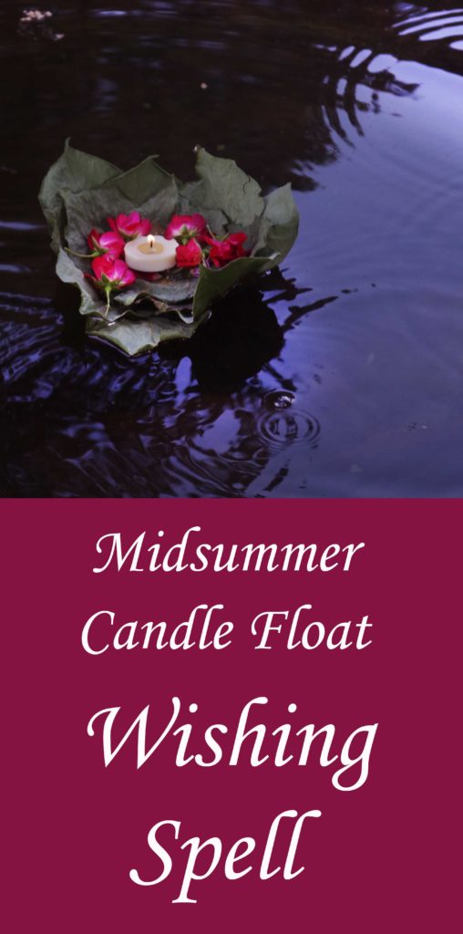 Got candle magic?  This nifty candle float wishing spell is a lovely way to celebrate Litha or the Summer Solstice.