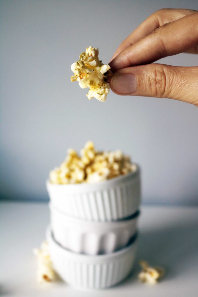 Shareable, natural, herbal popcorn recipe makes the perfect treat for Lammas.