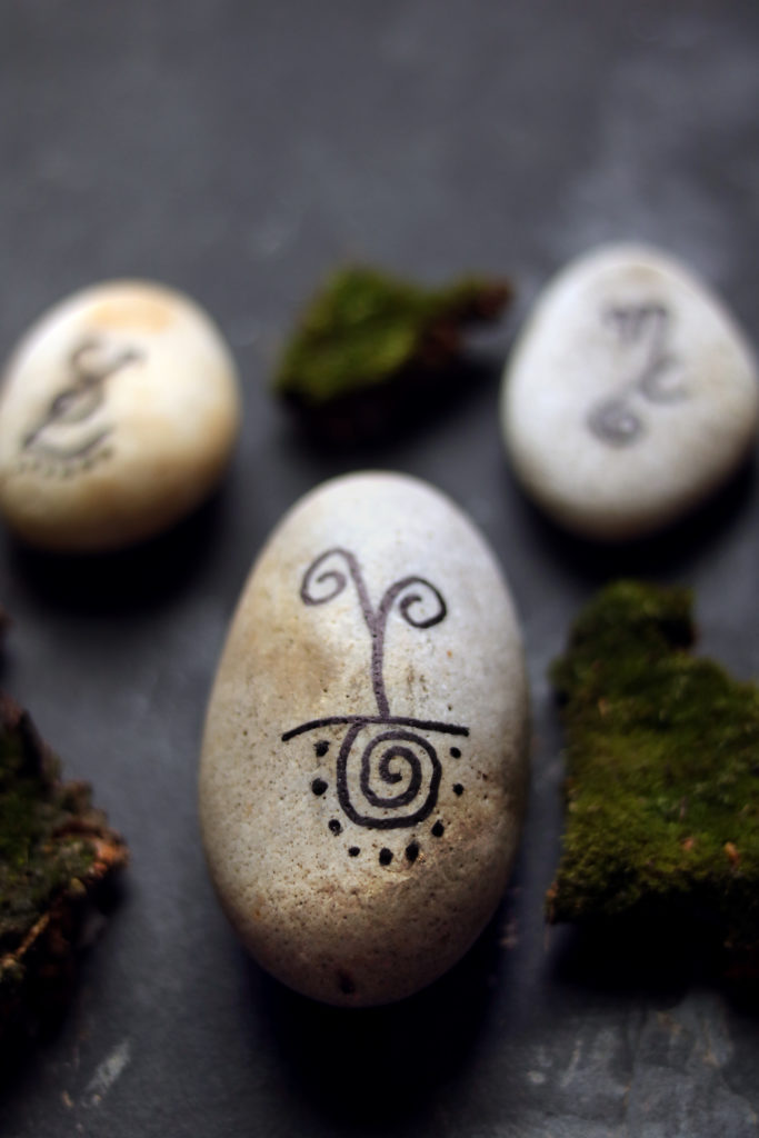 How to make and use sigil stones for magical intentions and spell craft.