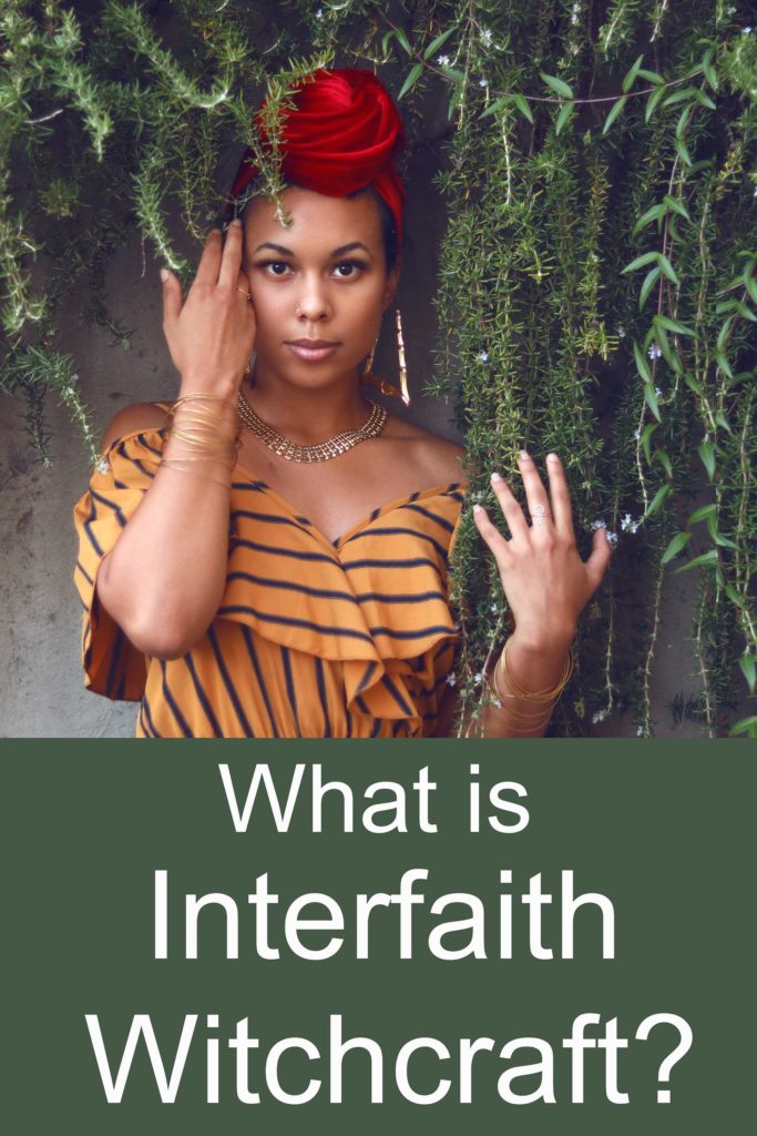 What is the practice of interfaith witchcraft?