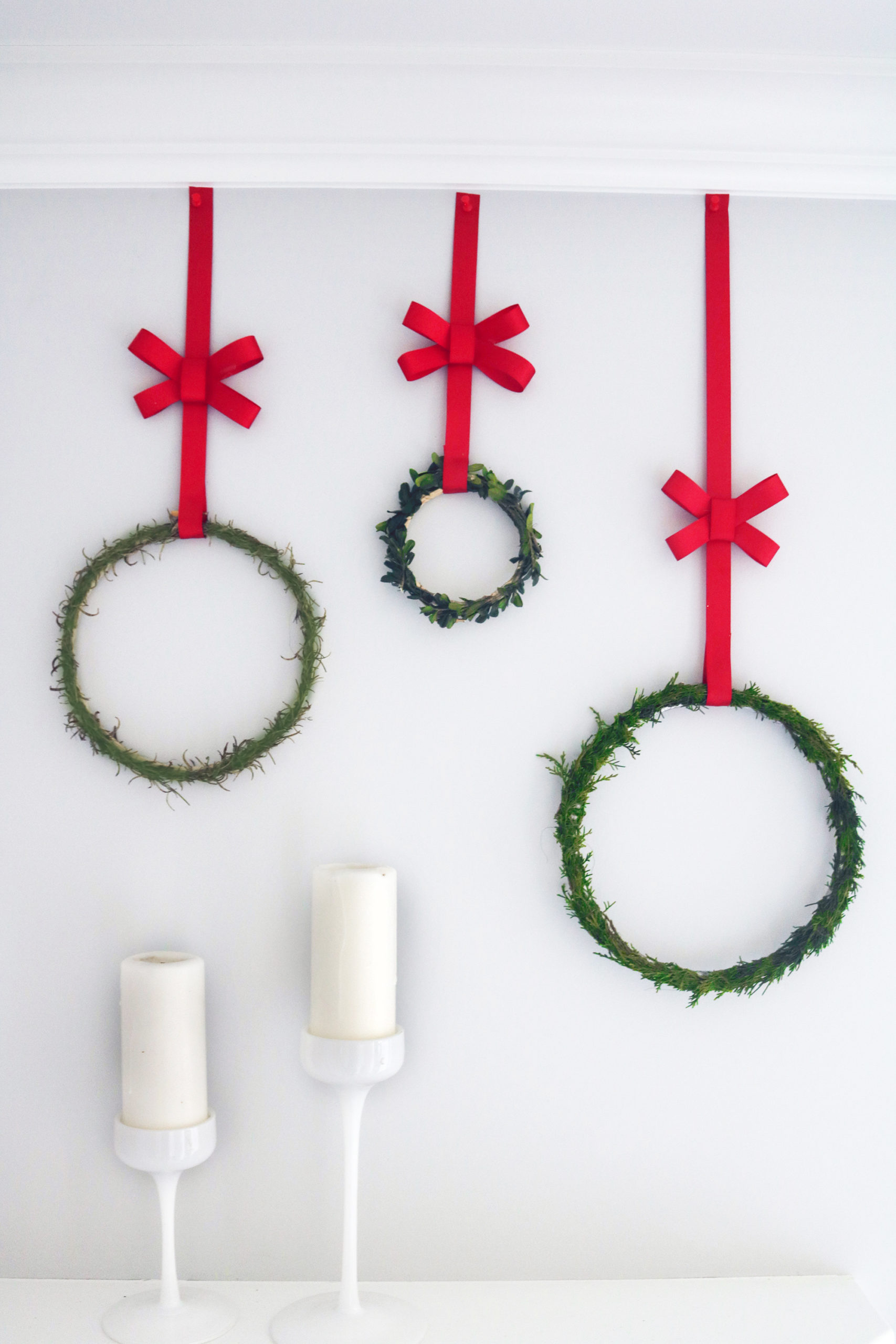 DIY Winter Solstice Herbal Evergreen Wreath Tutorial