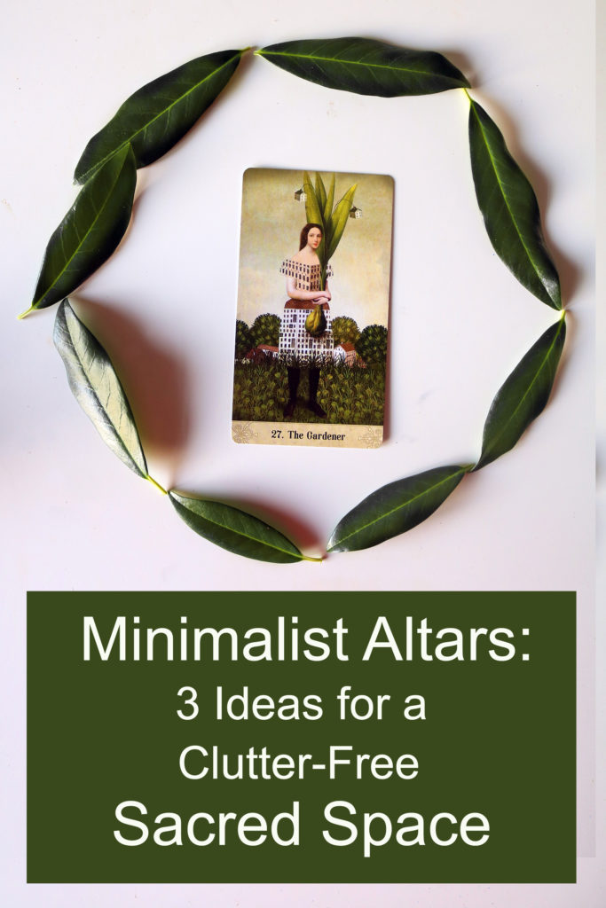 Minimalist altars: 3 Ideas for a Clutter-Free Sacred Space