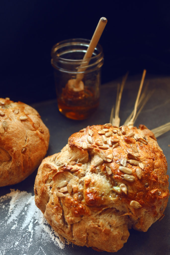 Get your Lammas on with this honey-drenched rustic bread recipe.