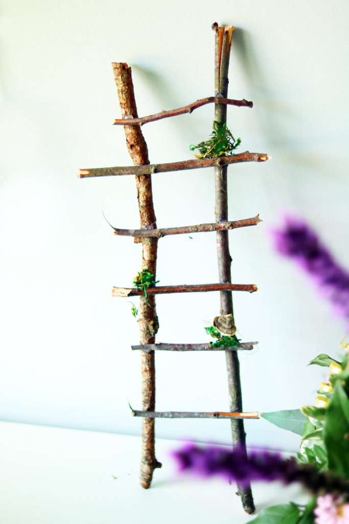 Fairy trellis ladder.