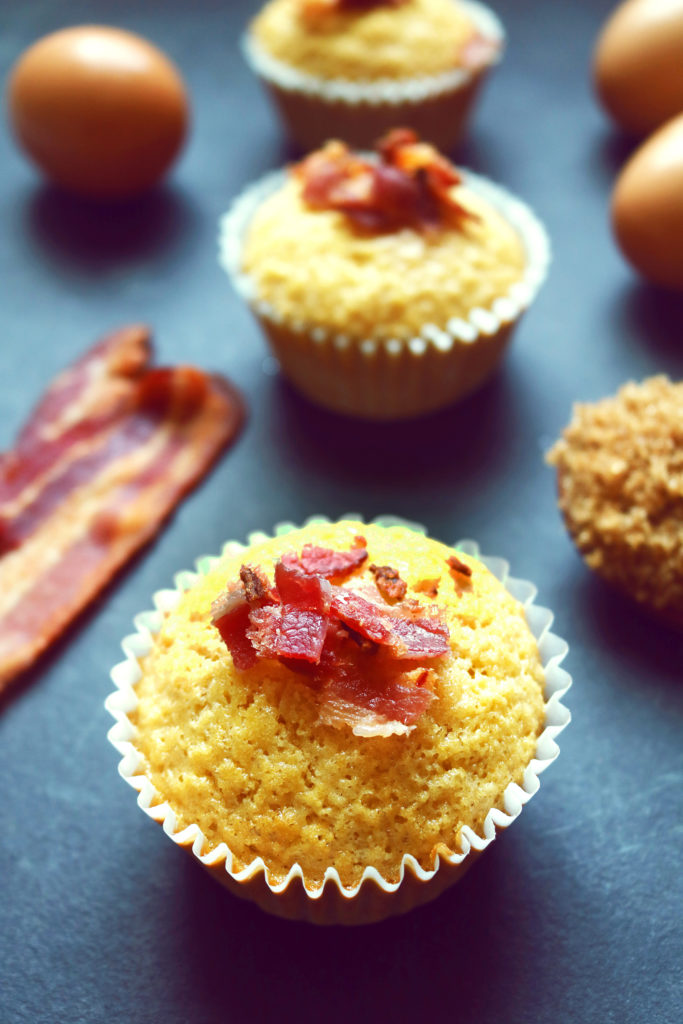 Bacon maple corn bread is currently my FAVORITE fall brunch treat.