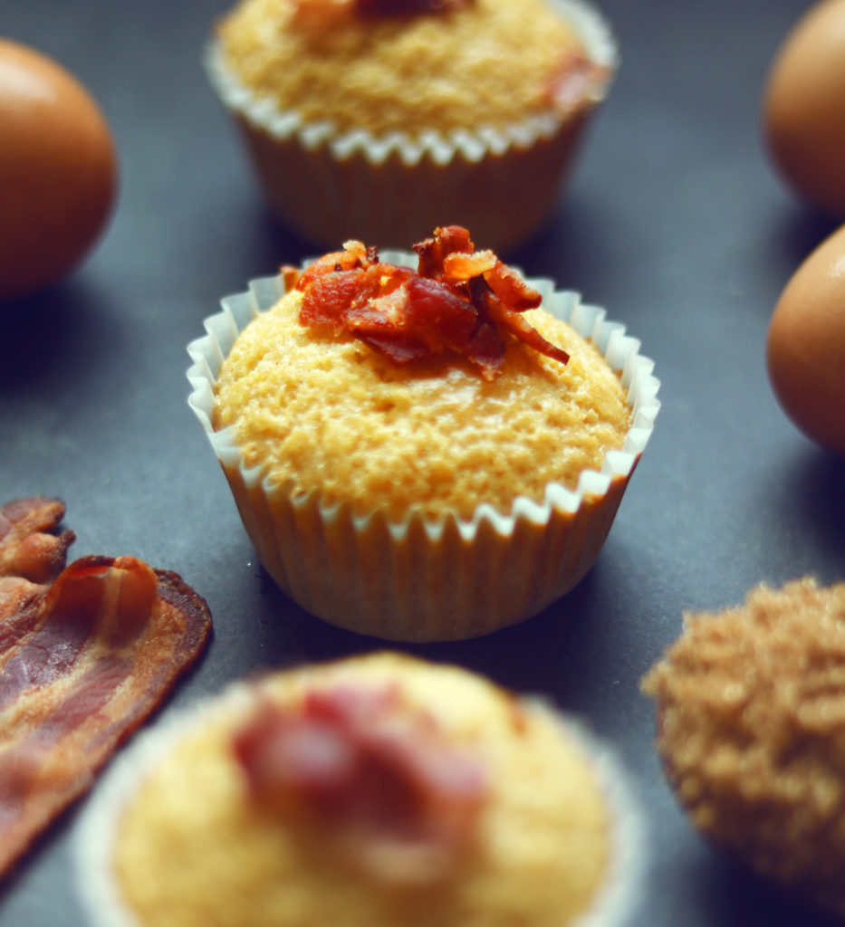 Bacon maple cornbread muffins are a cute and creative way to celebrate the Fall Equinox!