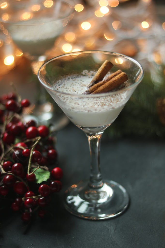 White magic cocktail potion for Yule.