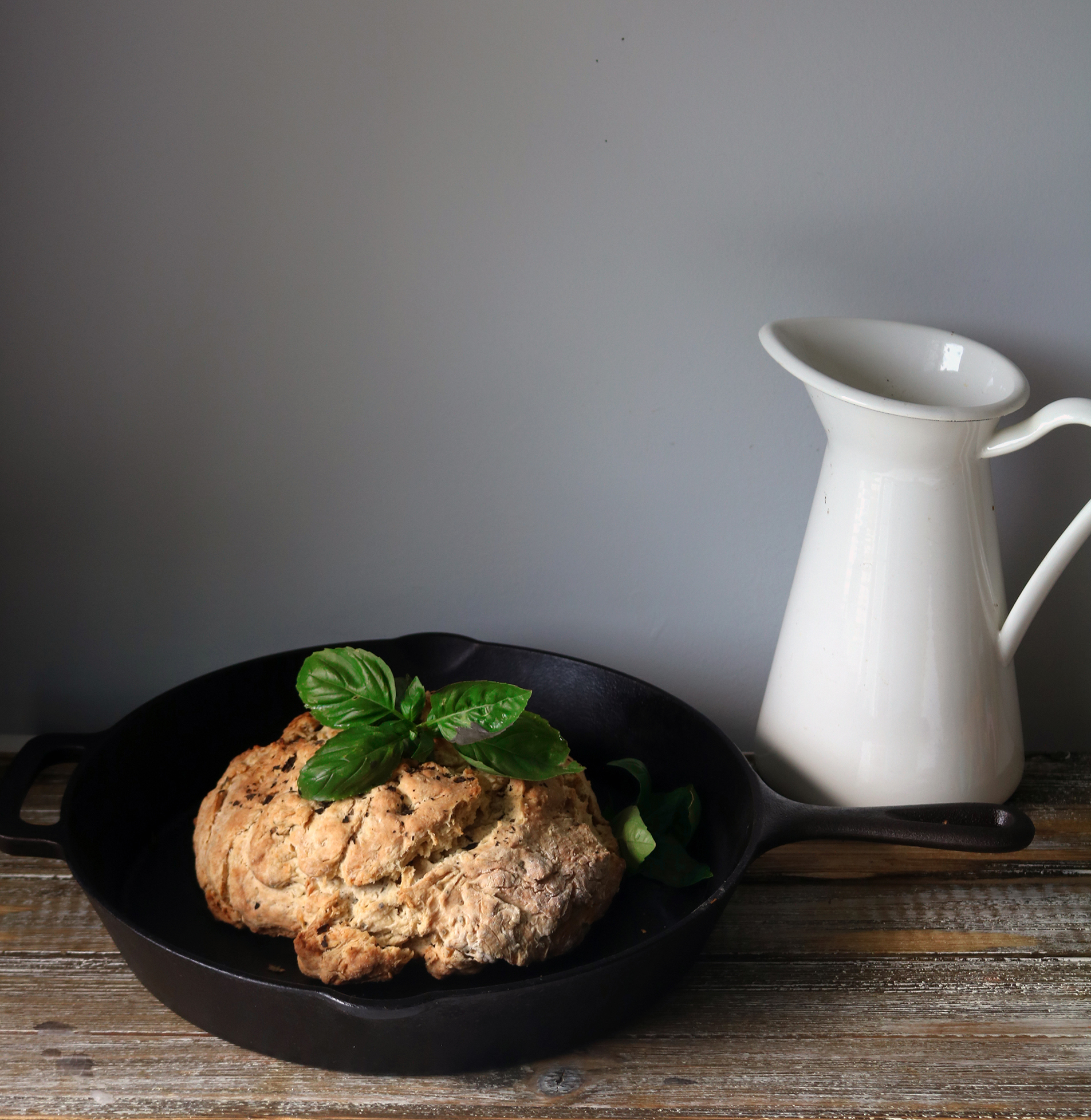 Easy Irish soda bread makes the most of summer garden herbs and your Lammas experience!