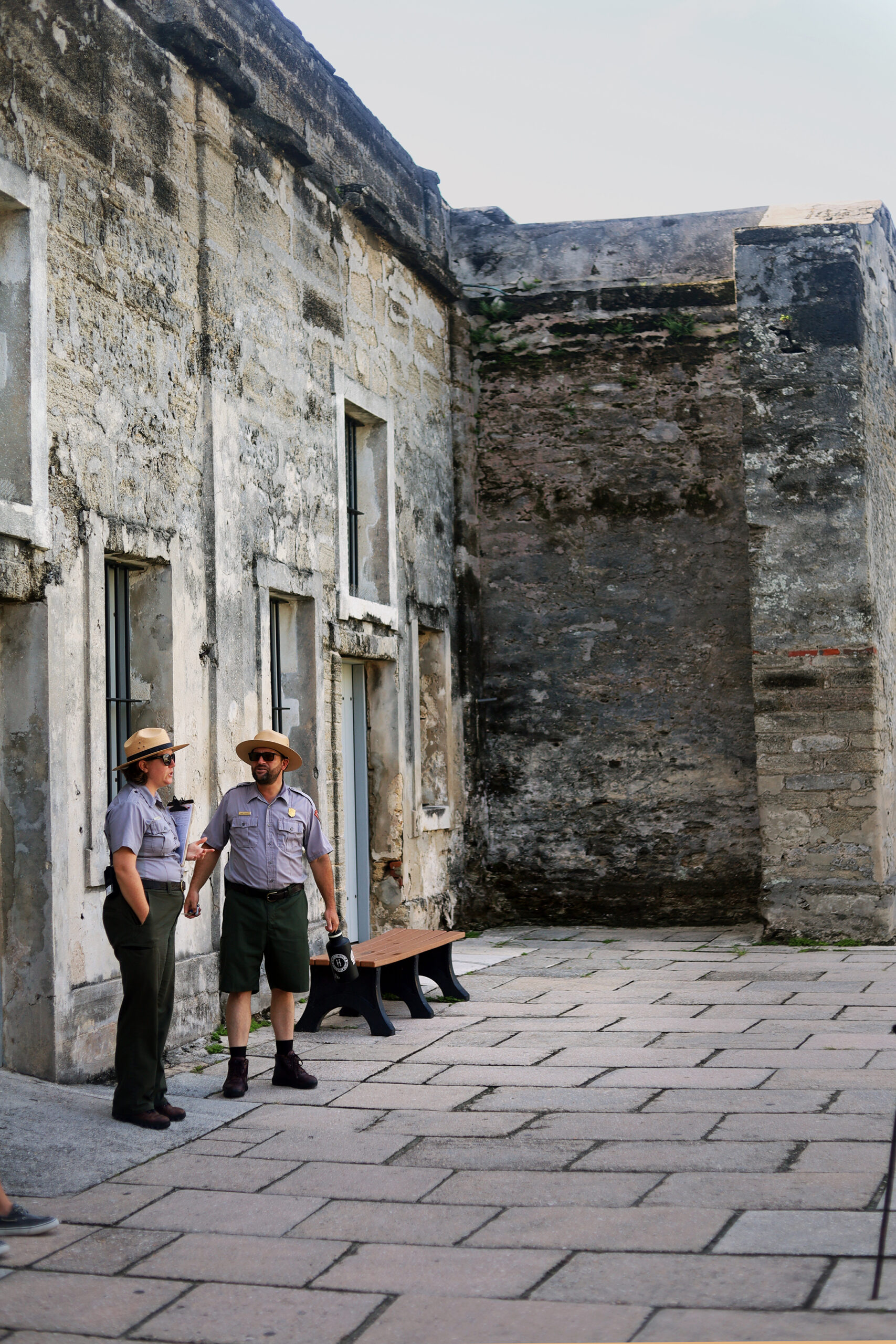 The Castillo de San Marcos is a rare relic of Mediaeval Europe in North America. 