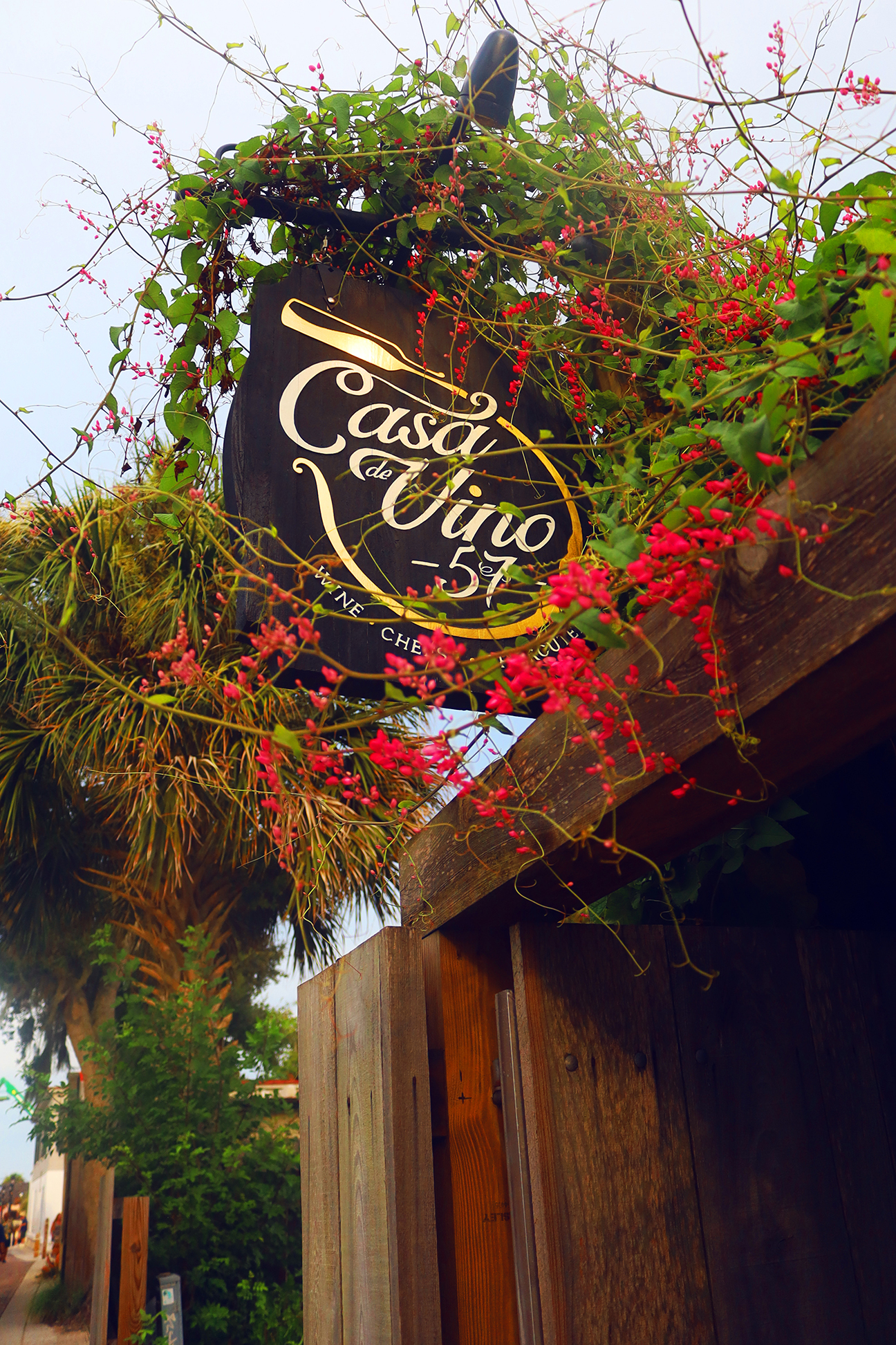 Caso Vino on Treasury Street has a charming courtyard and offers outdoor music.