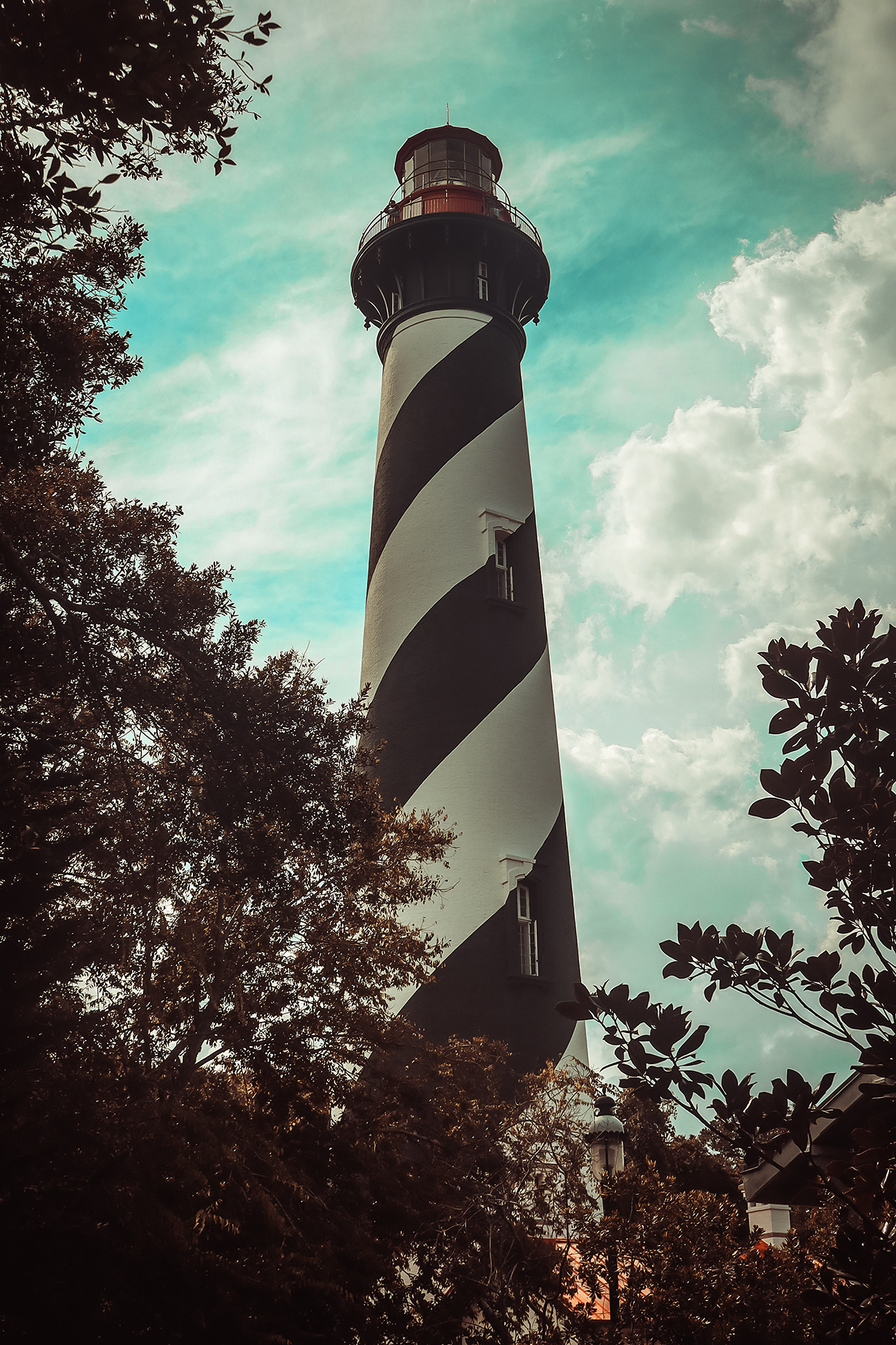 The infamous haunted lighthouse in Saint Augustine, Florida.